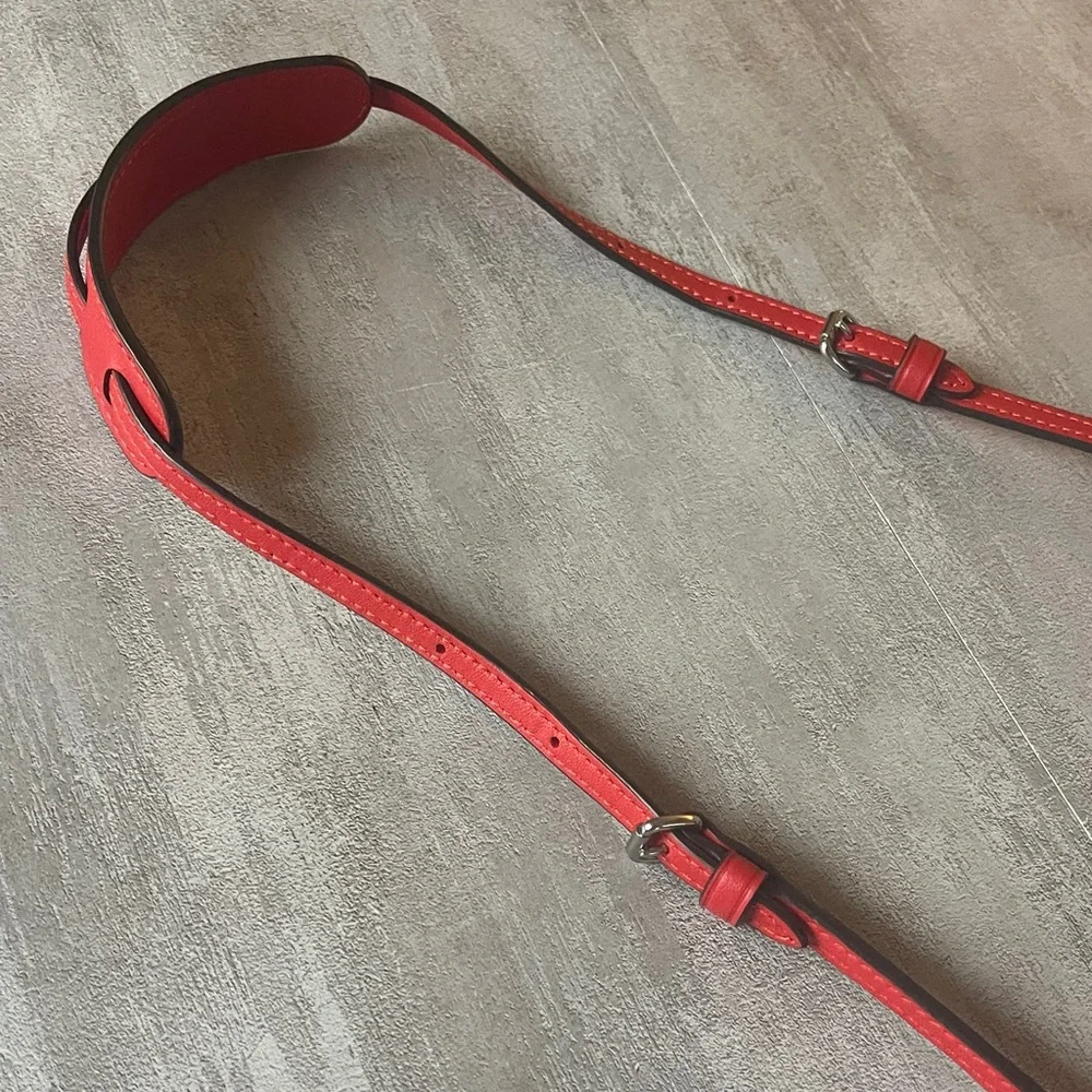 COACH- Poppy Red Shoulder Bag- Penelope- like new - Picture 6 of 14